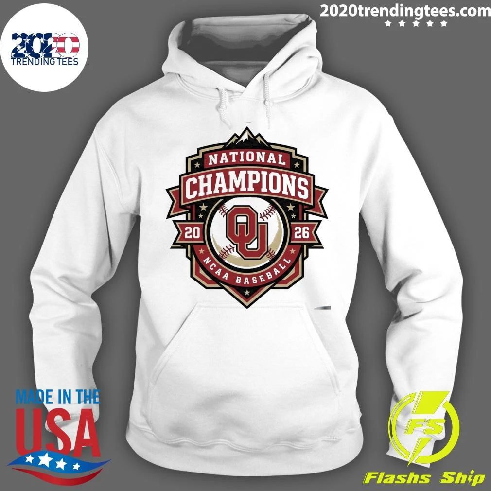Oklahoma Sooners National Champs 2026 NCAA Baseball CWS Iconic Shirt