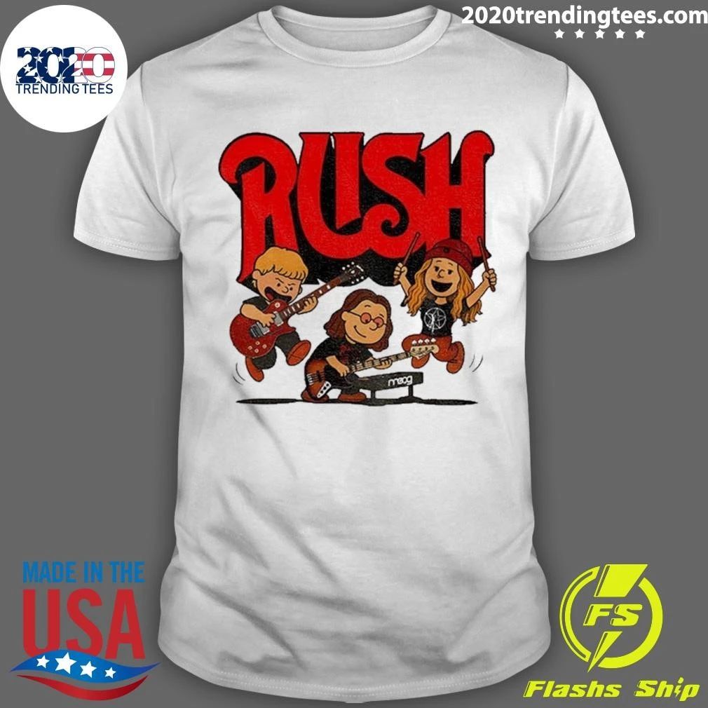 Rush with Anika Nilles Band Parody Rock Drummer shirt