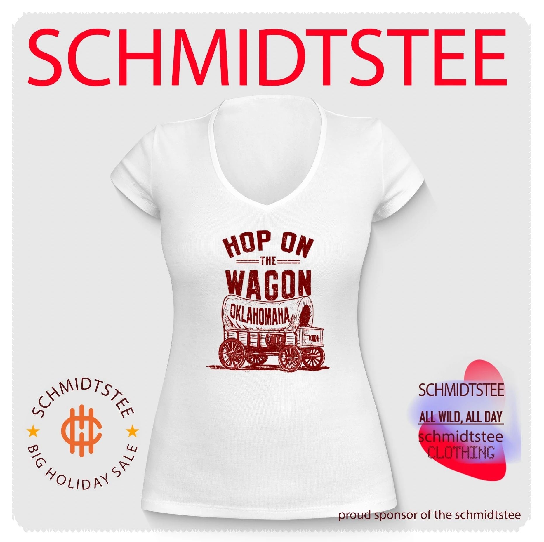 Oklahoma baseball Okalahomaha Hop On the Wagon 2026 CWS OK Wagon shirt