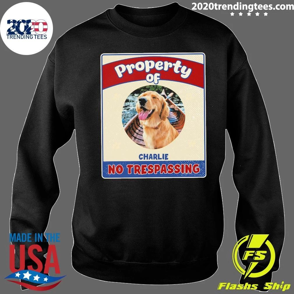 Dog Chibi Property Of Charlie No Trespassing Shirt