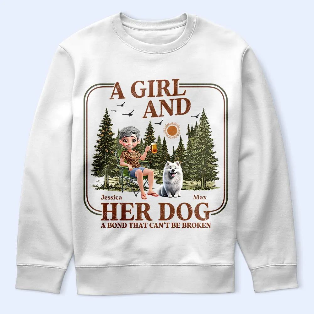 Retro Camping A Bond That Can't Be Broken - Personalized T Shirt
