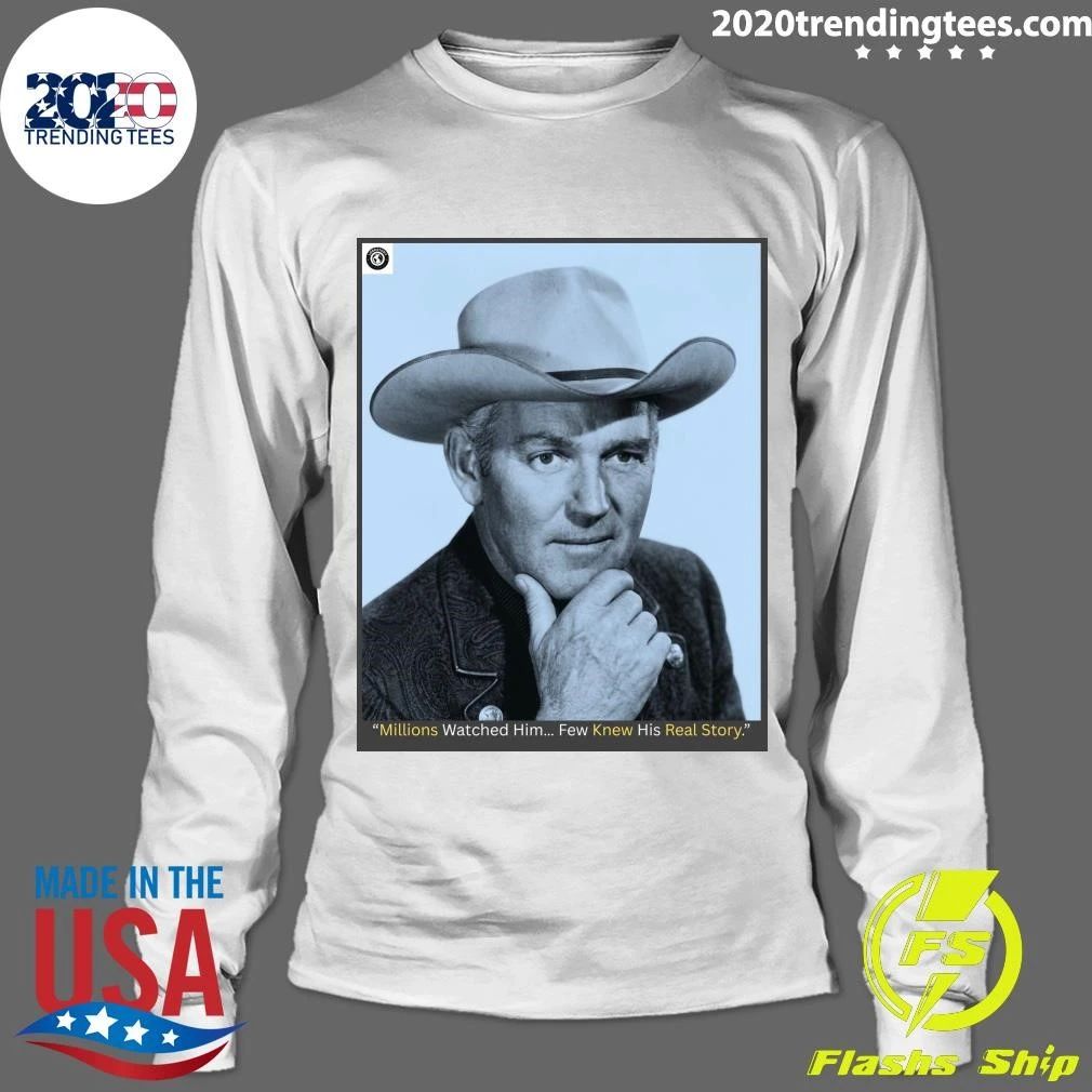 Millions remembered him as Bill Hawks on Wagon Train Shirt