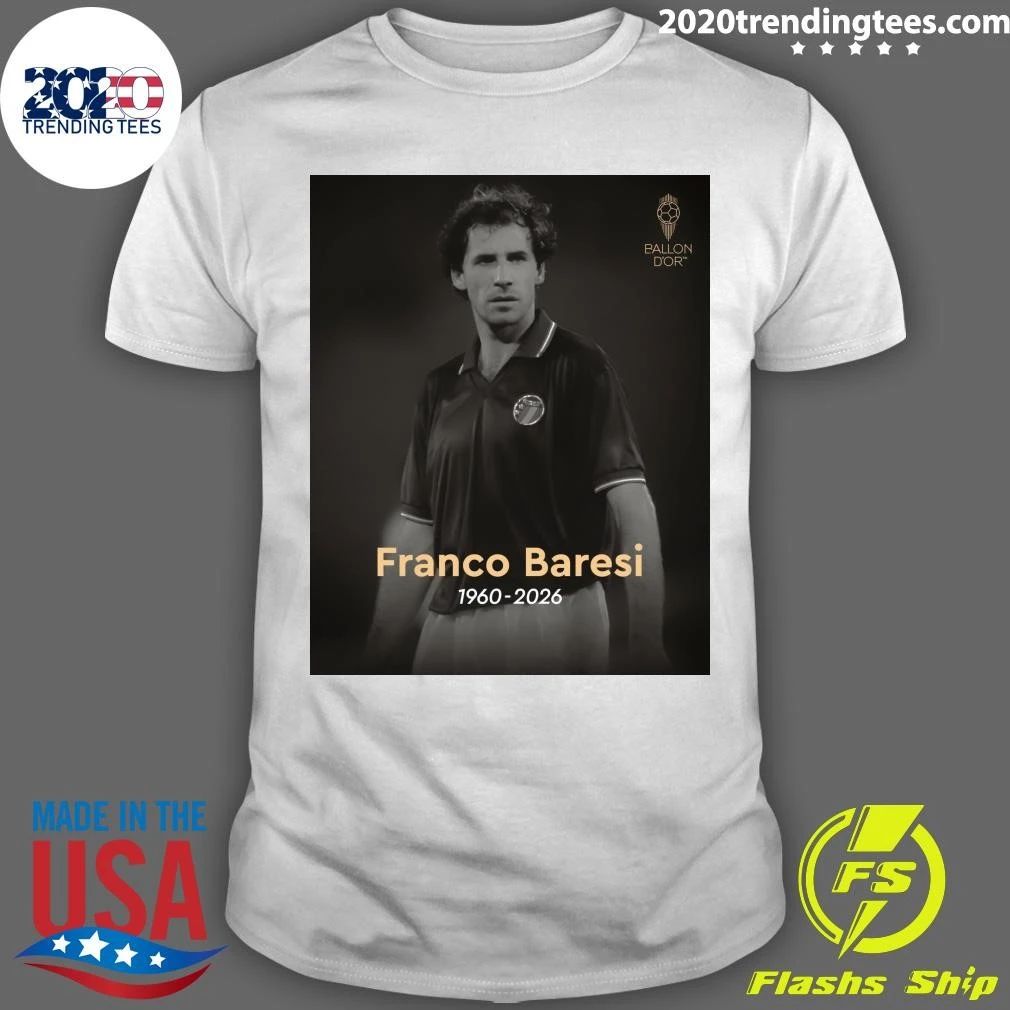 Rip Franco Baresi 1960-2026 Shirt
