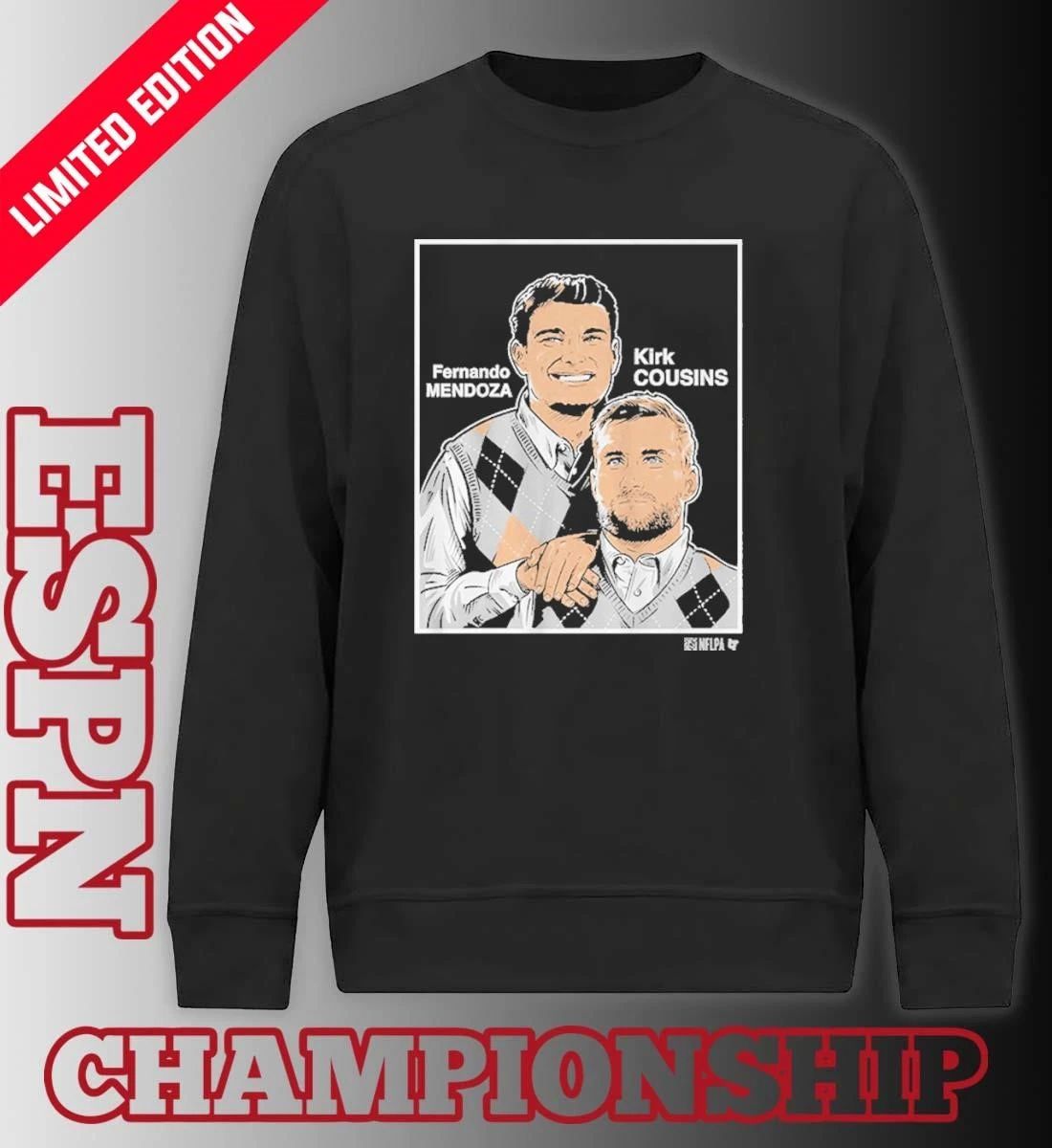 Step Brothers Fernando Mendoza And Kirk Cousins Family Portrait Shirt