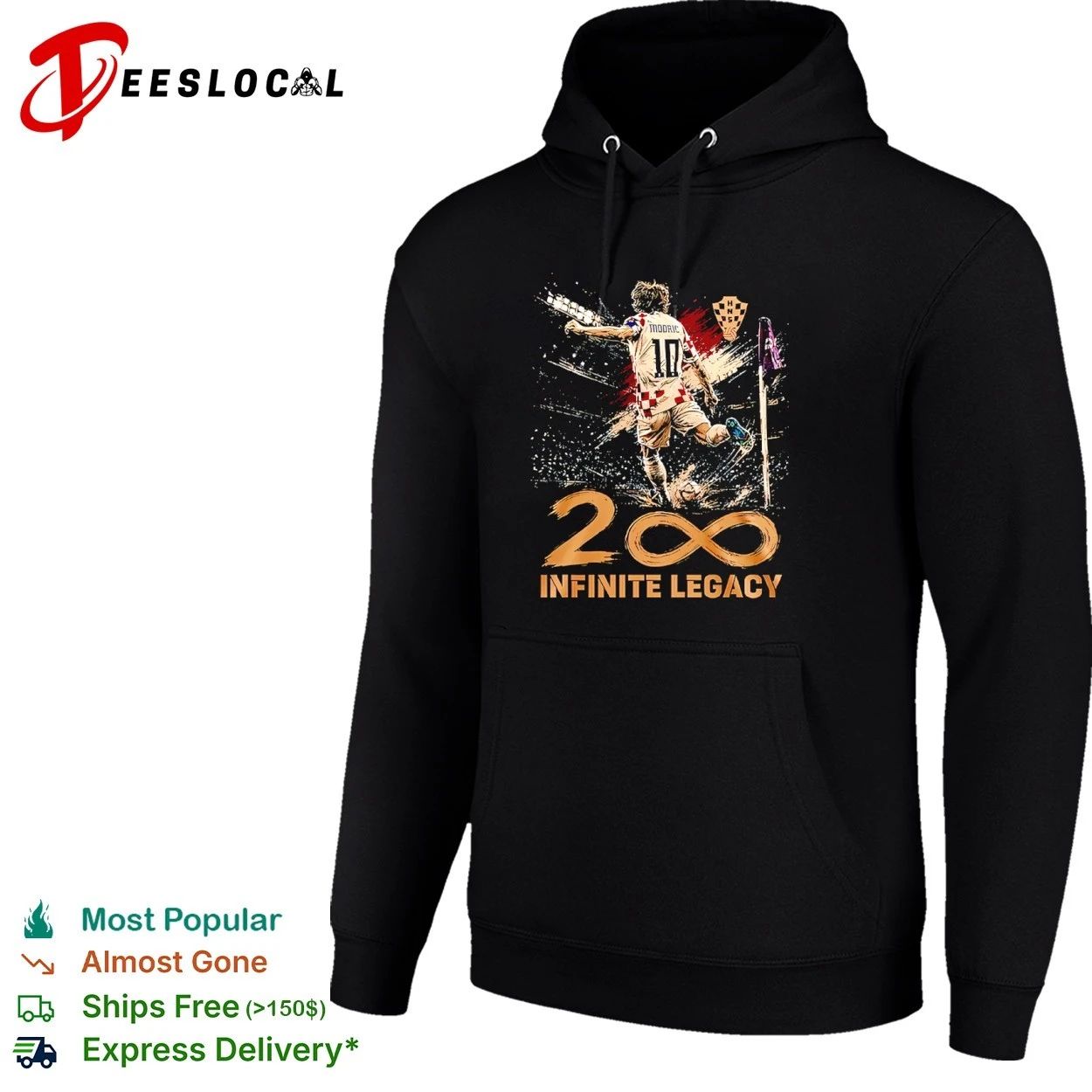 Luka Modrić Captain Legend Midfield Maestro Infinite Legacy Croatia National Team T-shirt