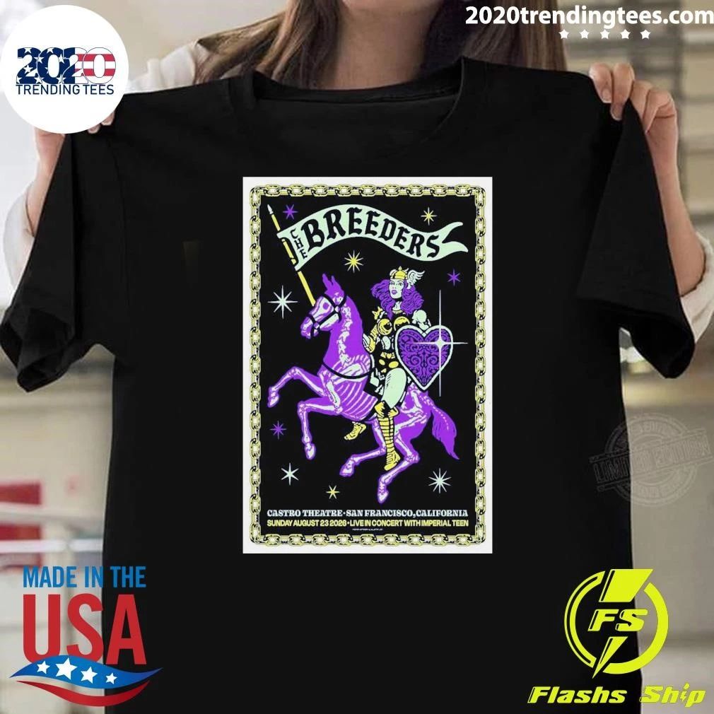 The Breeders August 23 2026 Castro Theatre San Francisco Shirt