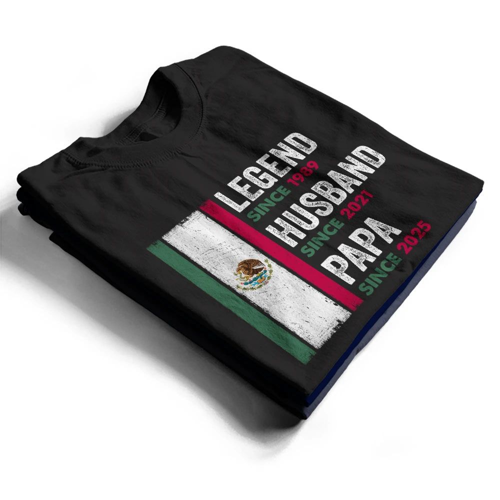 Legend Husband Papa Abuelo Mexican Father Grandfather - Personalized T Shirt