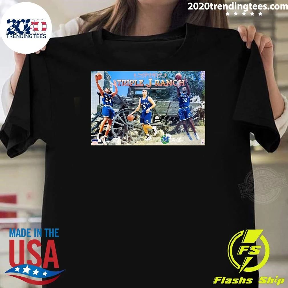 Dallas Mavericks Triple-J Ranch Starline 1995 Shirt