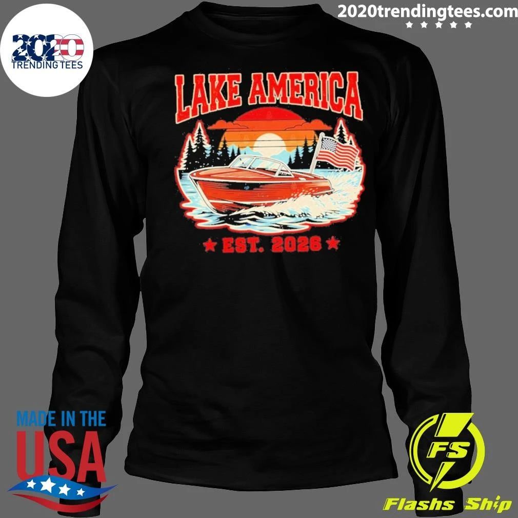 Lake America Est 2026 Trump Patriotic Shirt