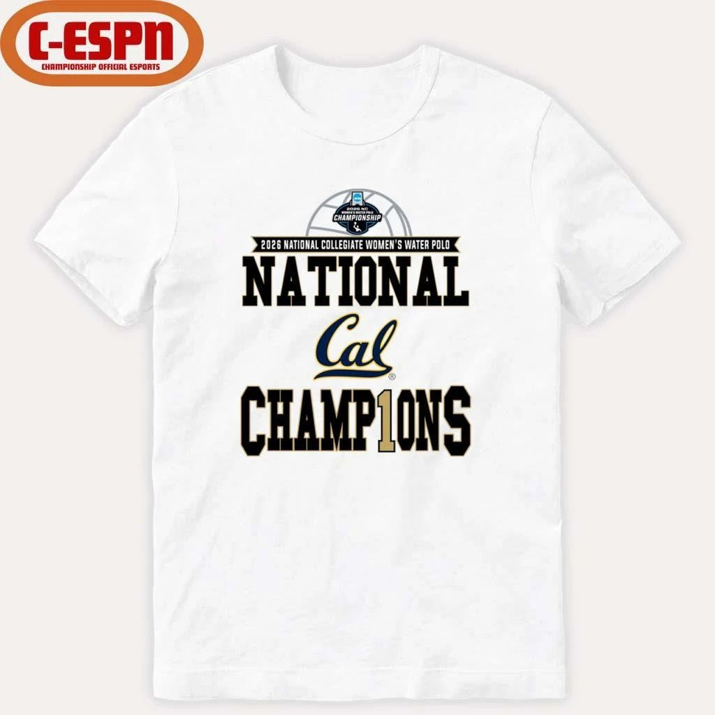 California Golden Bears 2026 NCAA Division I Women’s Water Polo National Champions T-Shirt
