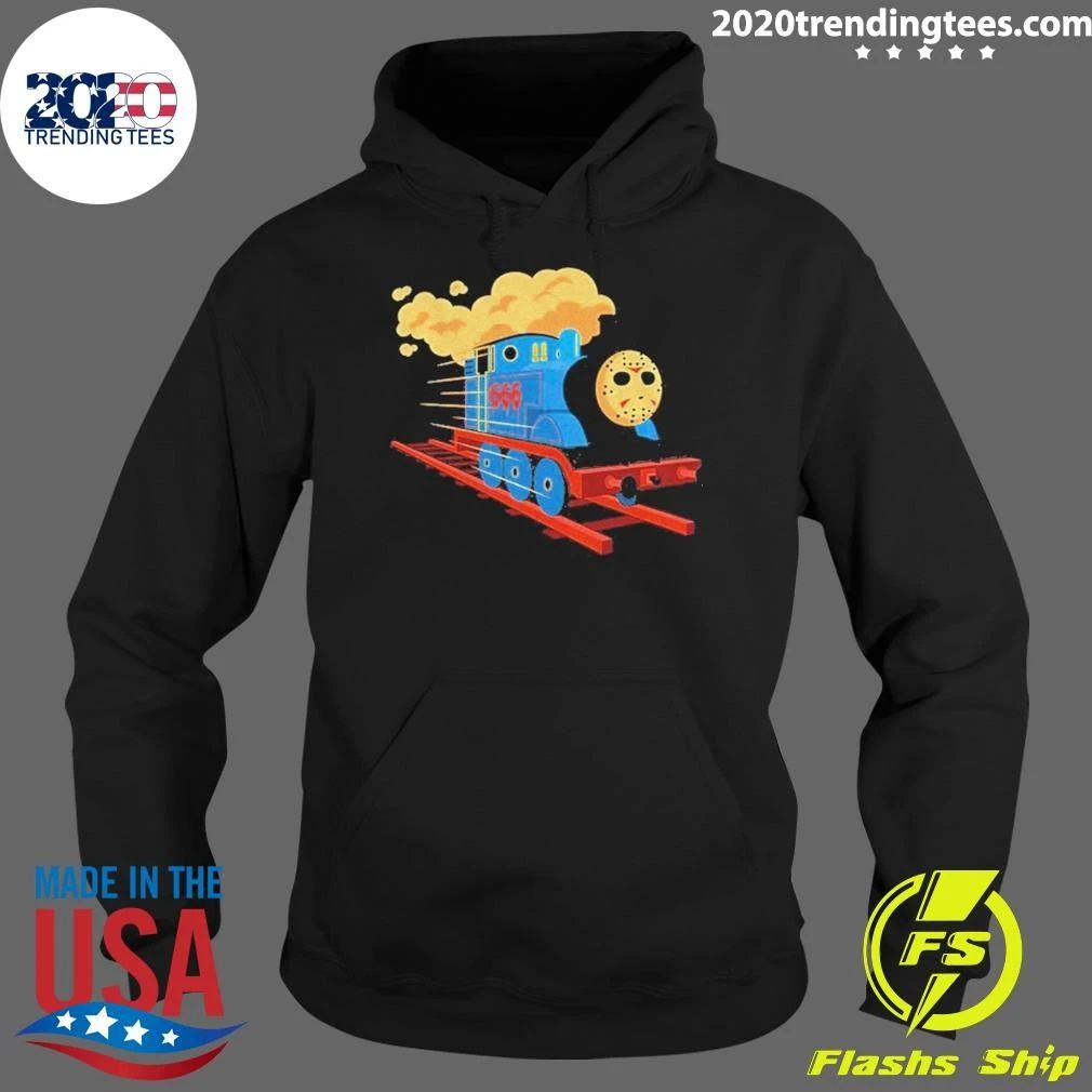 Thomas The Tank Engine Jason Voorhees Mask Railway To Hell Shirt
