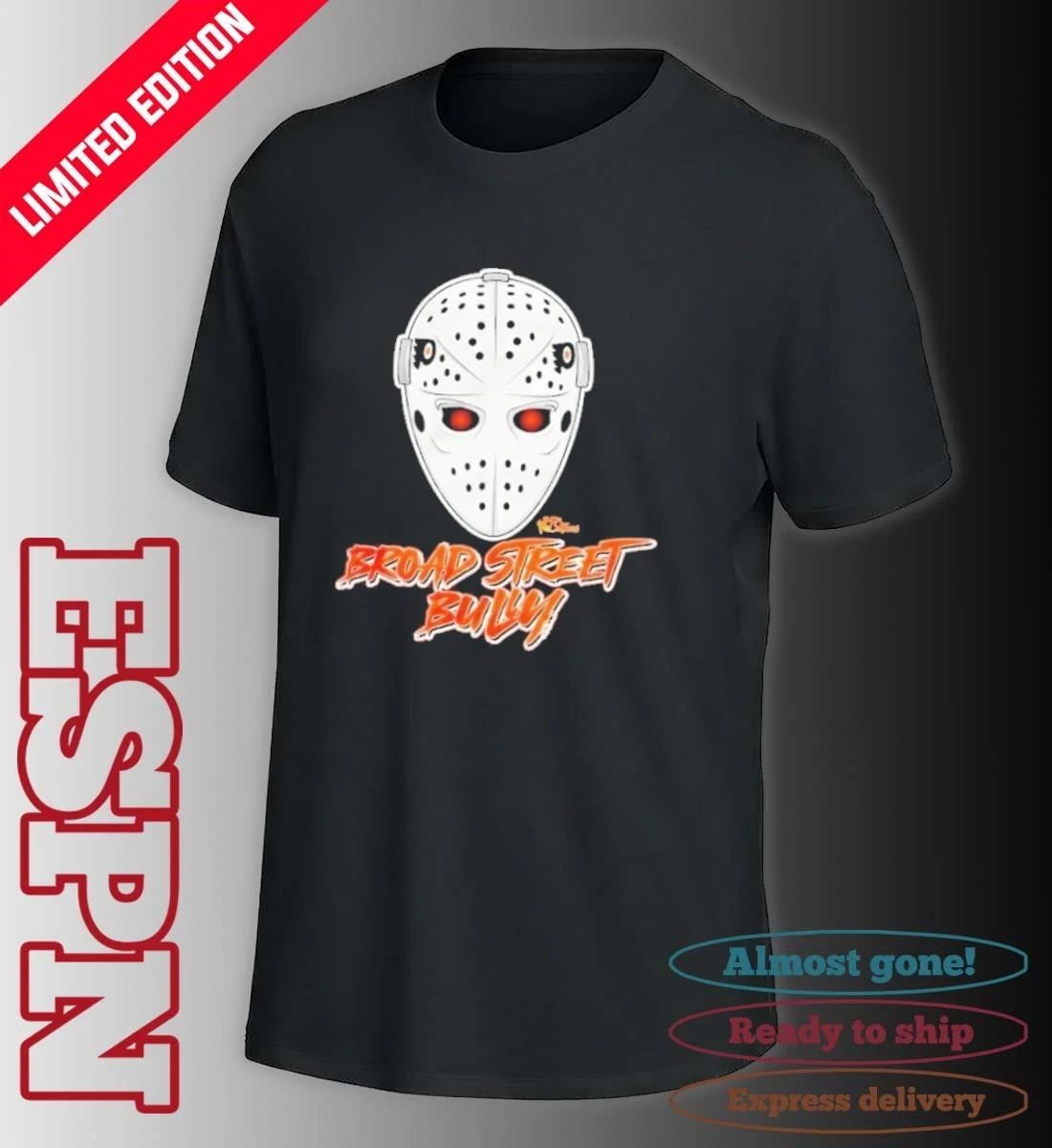 Philadelphia Flyers Hockey Mask Broad Street Bullies Playoffs Shirt