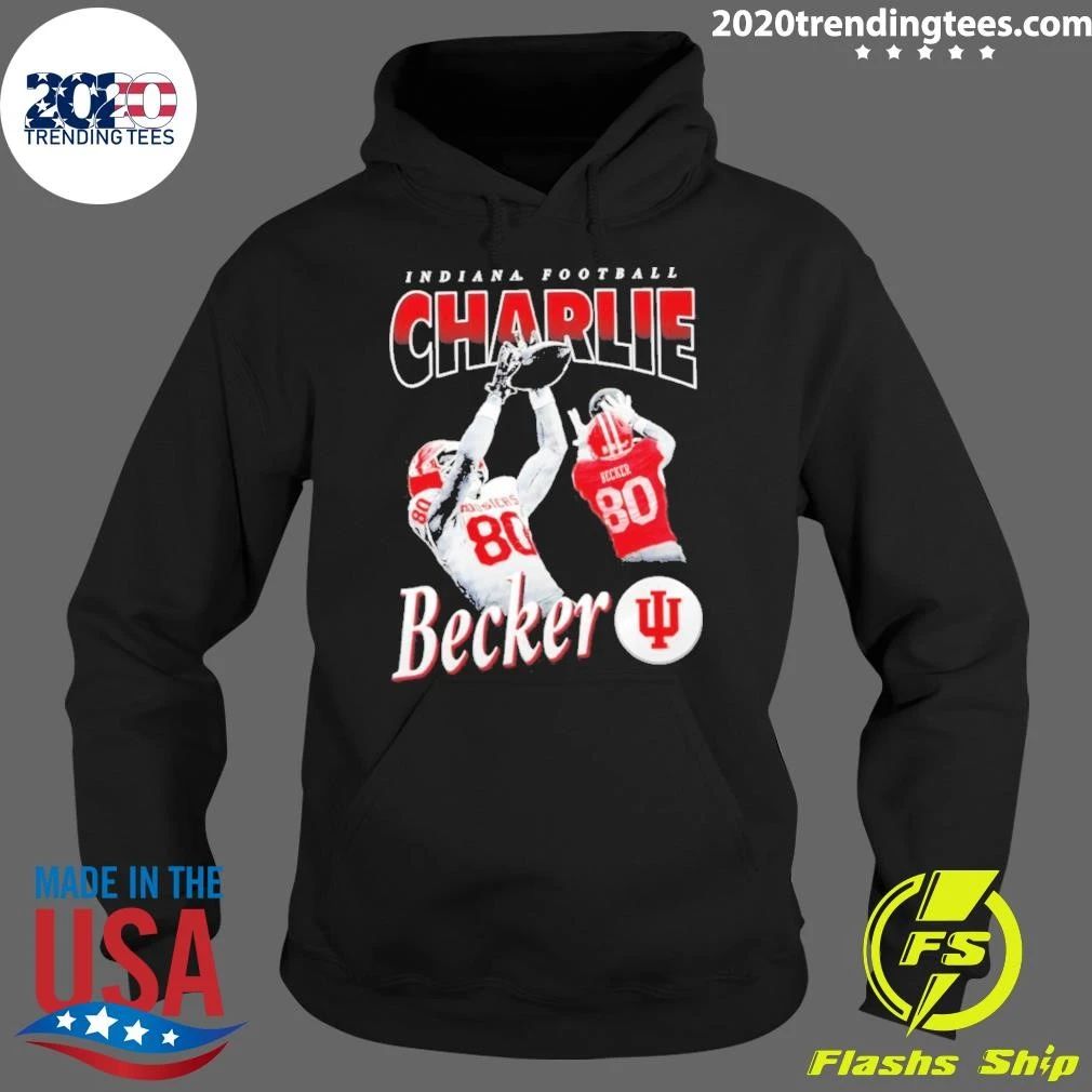 Indiana Football Charlie Becker 90s Bootleg Vintage Shirt