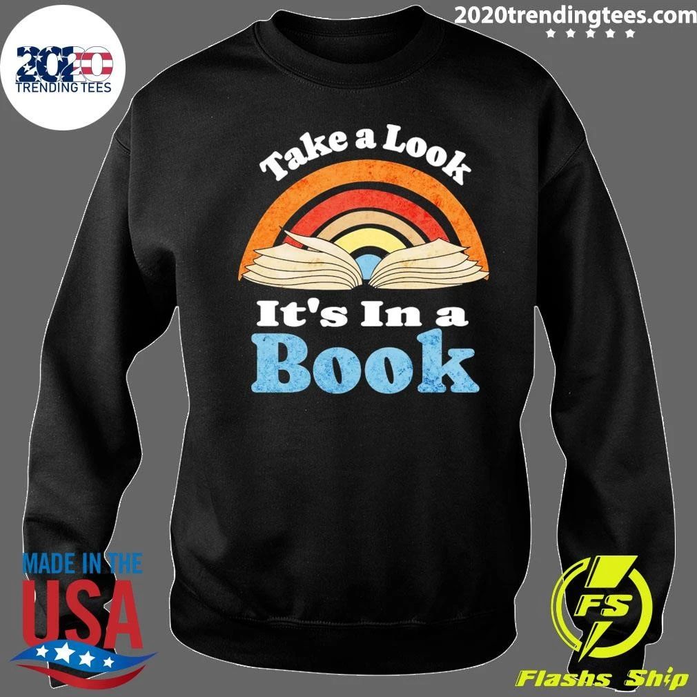 Reading Rainbow Take A Look It’s In A Book Vintage Shirt