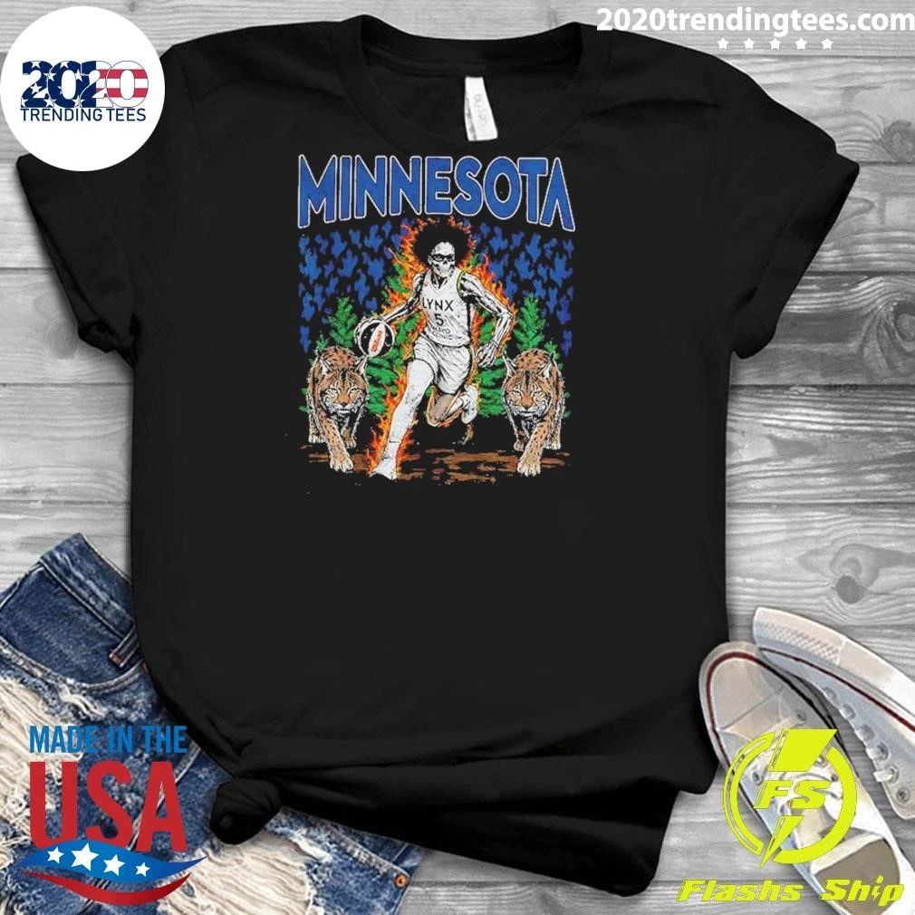 Miles Minnesota Lynx Wnba Basketball Women Skull Game Day 2026 Shirt