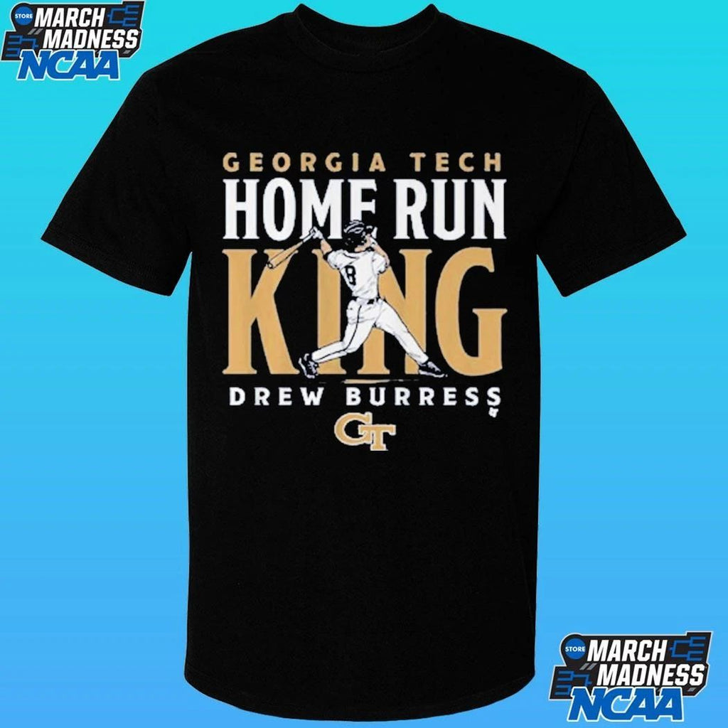 Georgia Tech Baseball Drew Burress Home Run King Shirt