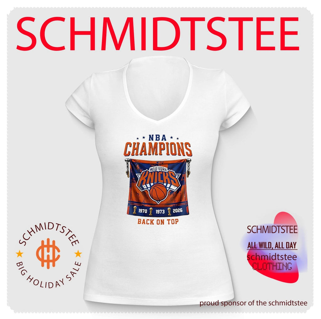 New York Knicks NBA Champions back on top 3 trophies shirt
