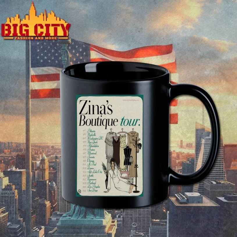 Zina Delphia Boutique Tour 2026 Poster t-shirt