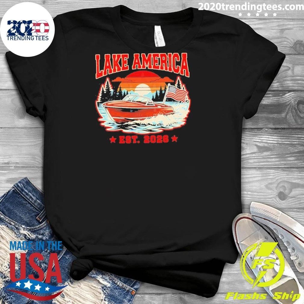 Lake America Est 2026 Trump Patriotic Shirt