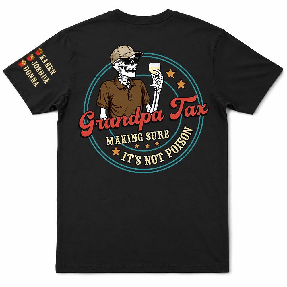 Funny Dad Tax - Personalized T Shirt