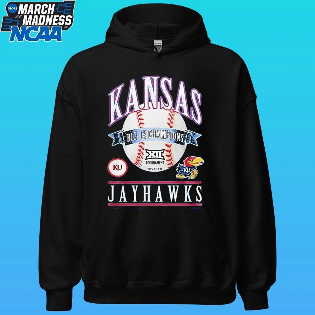 Kansas Jayhawks 2026 Big 12 Baseball Tournament Champions Shirt