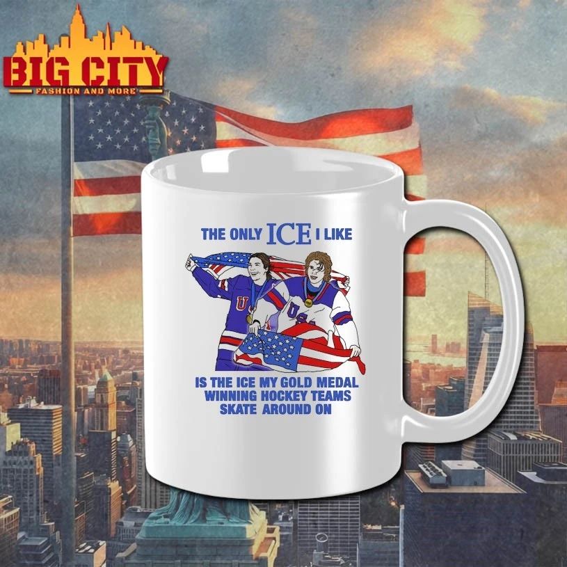 The Only Ice I Like Is The Ice My Gold Medal Winning Hockey Teams Skate Around On t-shirt