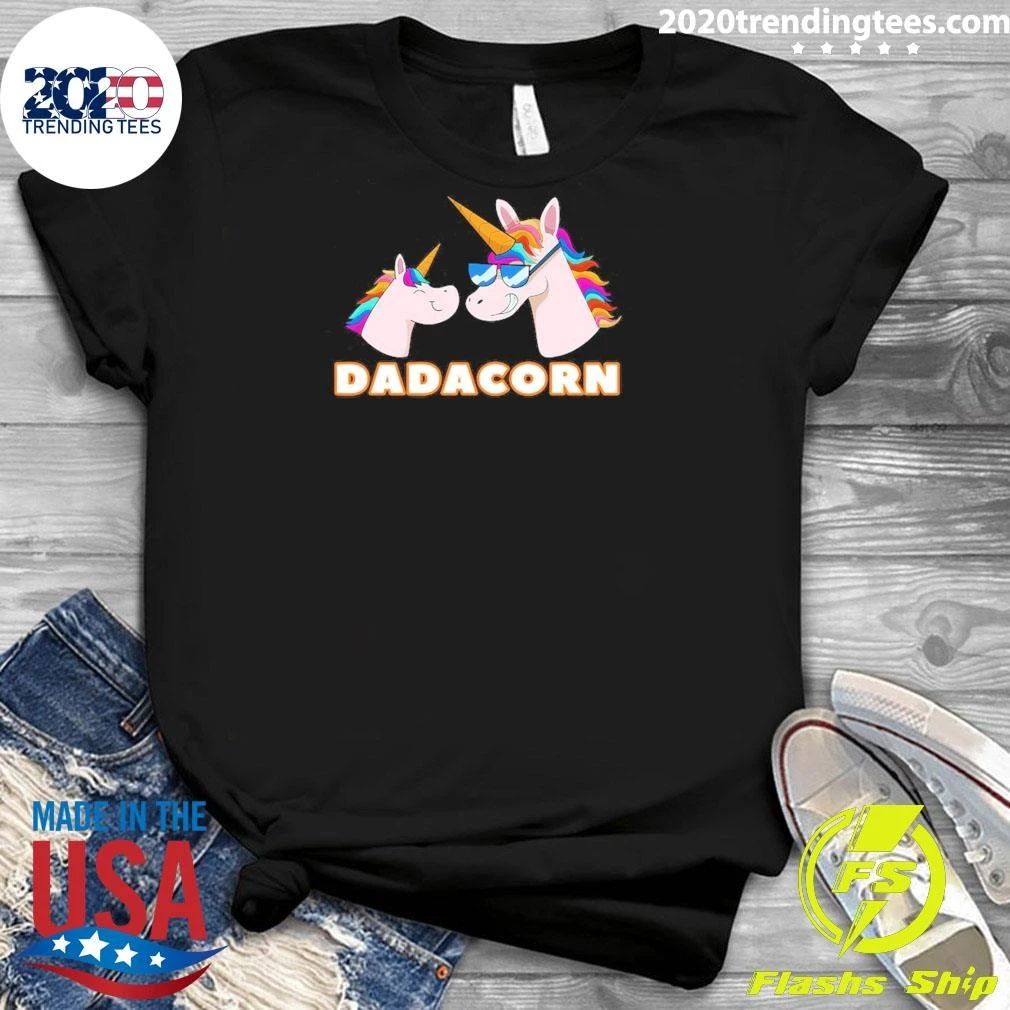 Dadacorn Unicorn Fathers Day Shirt