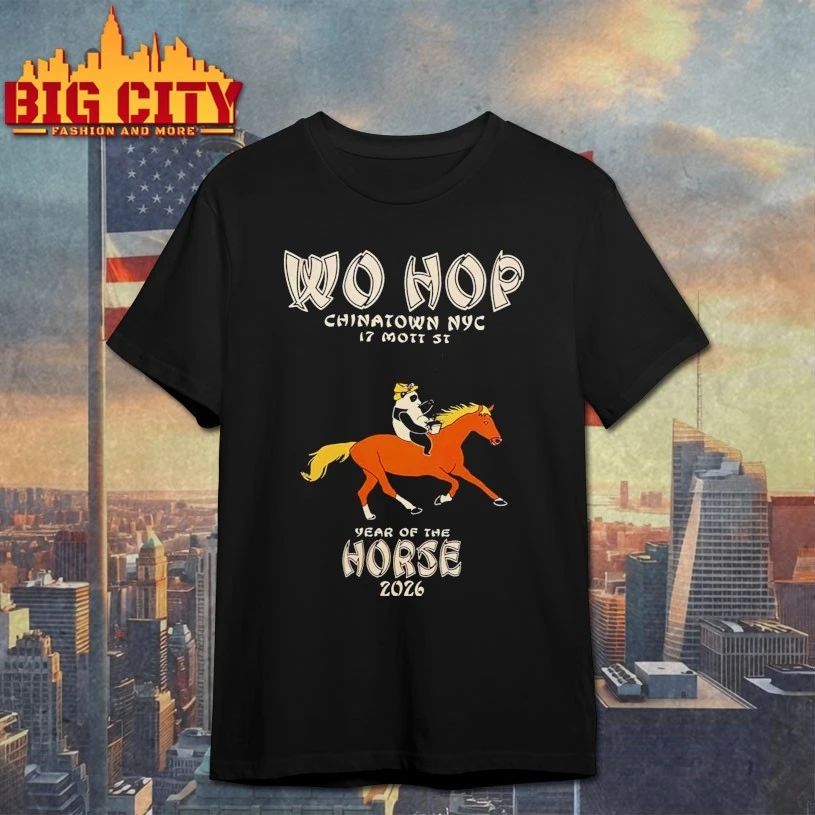 Wo Hop Chinatown NYC Year Of The Horse 2026 T-shirt