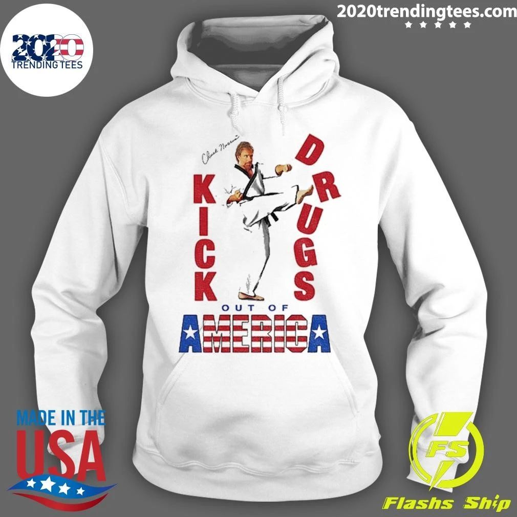Chuck Norris Kick Drugs Out Of America 2026 Shirt