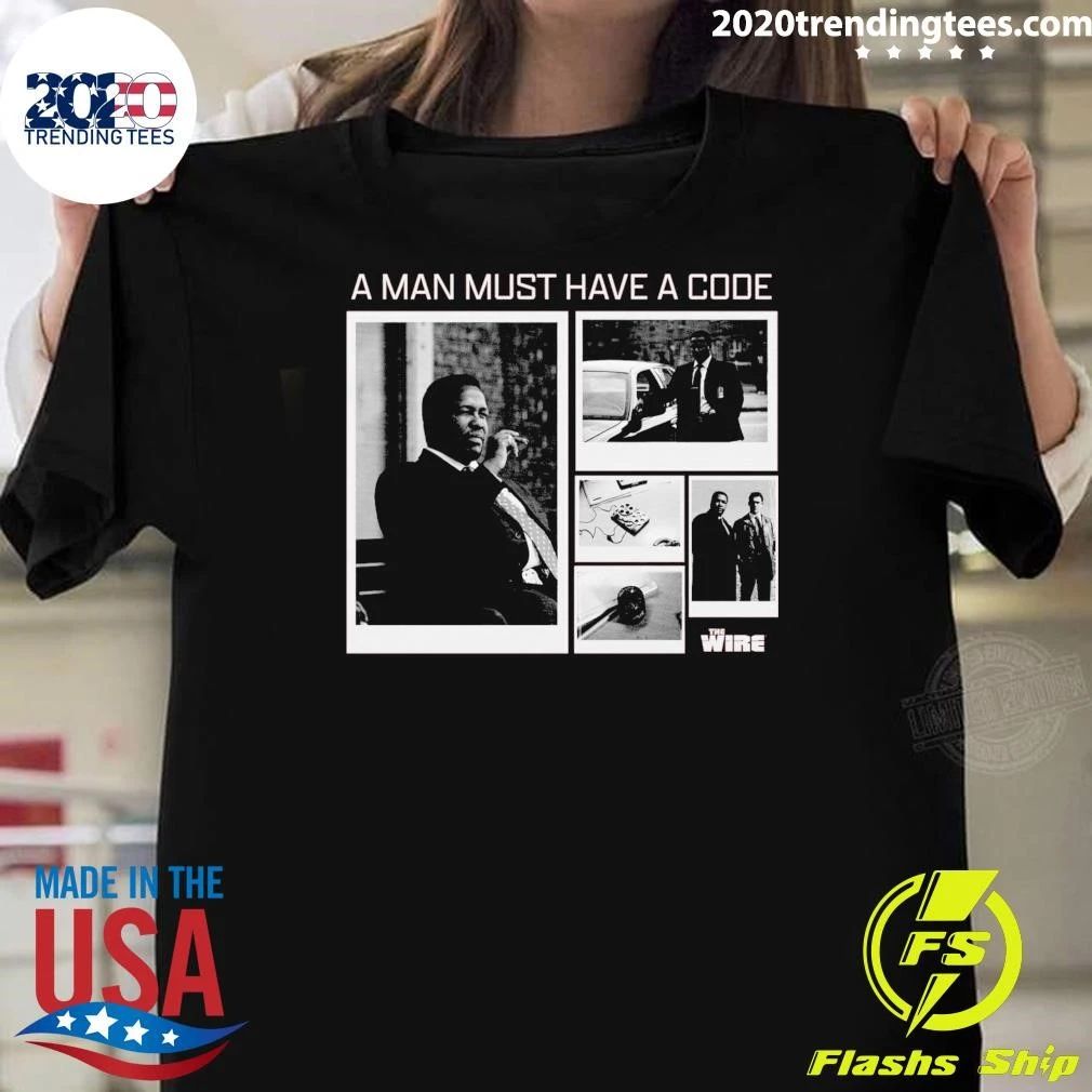 The Wire Oversized A Man Must Have a Code Shirt