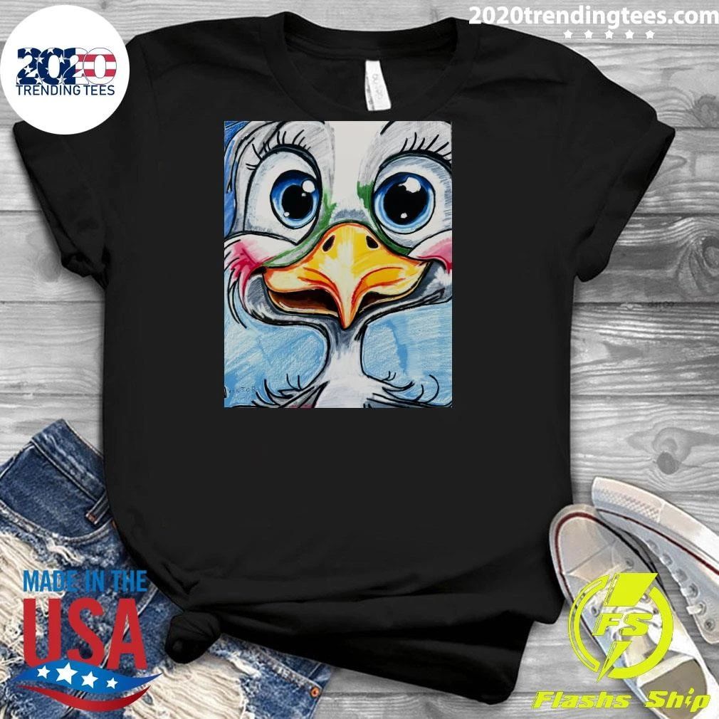 Meet Swoopy The Charming Seagull Brought To Life By Talented Artist Viktor Shirt