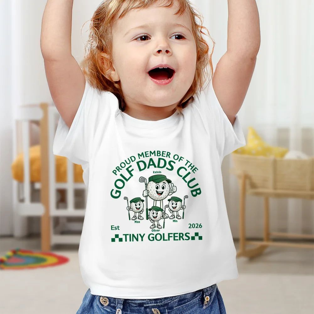 Proud Member Of The Golf Dads Club - Personalized T Shirt