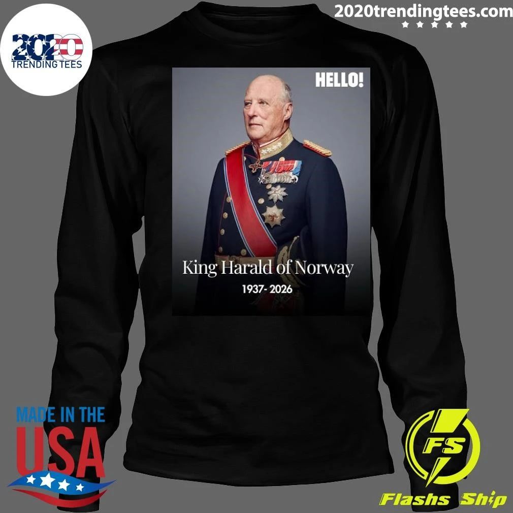 Rip King Harald Of Norway 1937-2026 Shirt