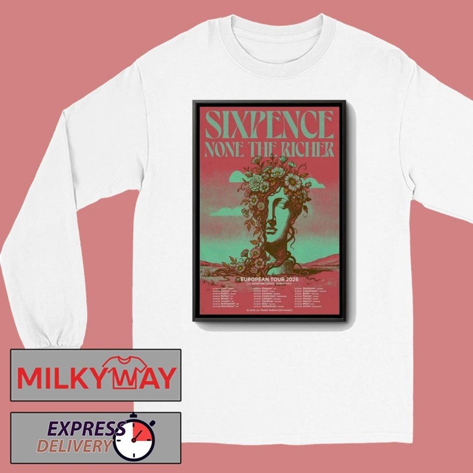 Sixpence None The Richer European Tour 26 Poster shirt