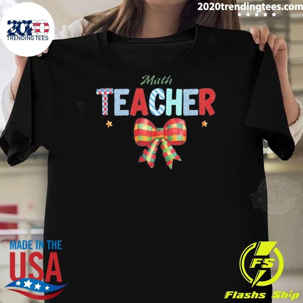 Math Teacher Christmas Shirt