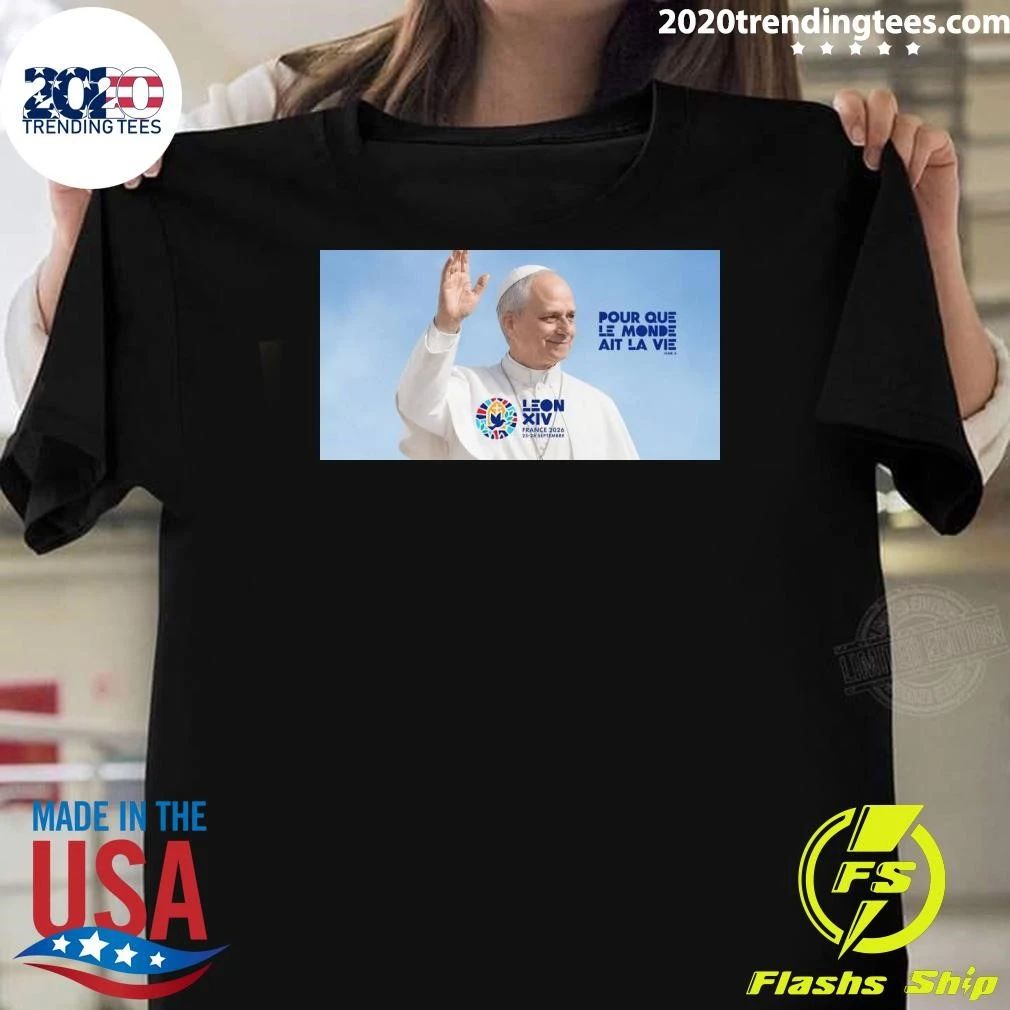 Pope Leo in France September 25-28, 2026 Shirt