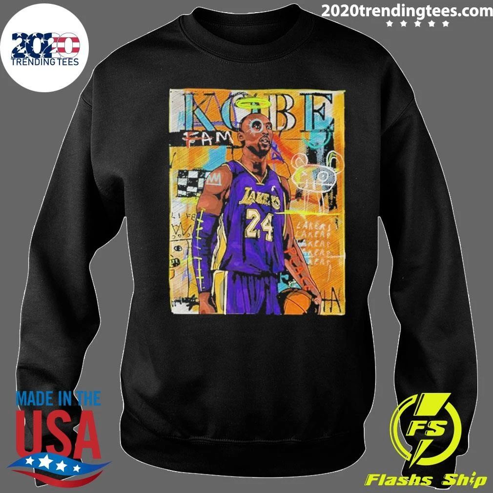 Kobe Bryant Los Angeles Lakers Star Portrait Art Shirt