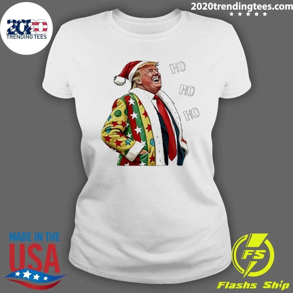 Trump Santa Ho Ho Ho Christmas Ornament Shirt