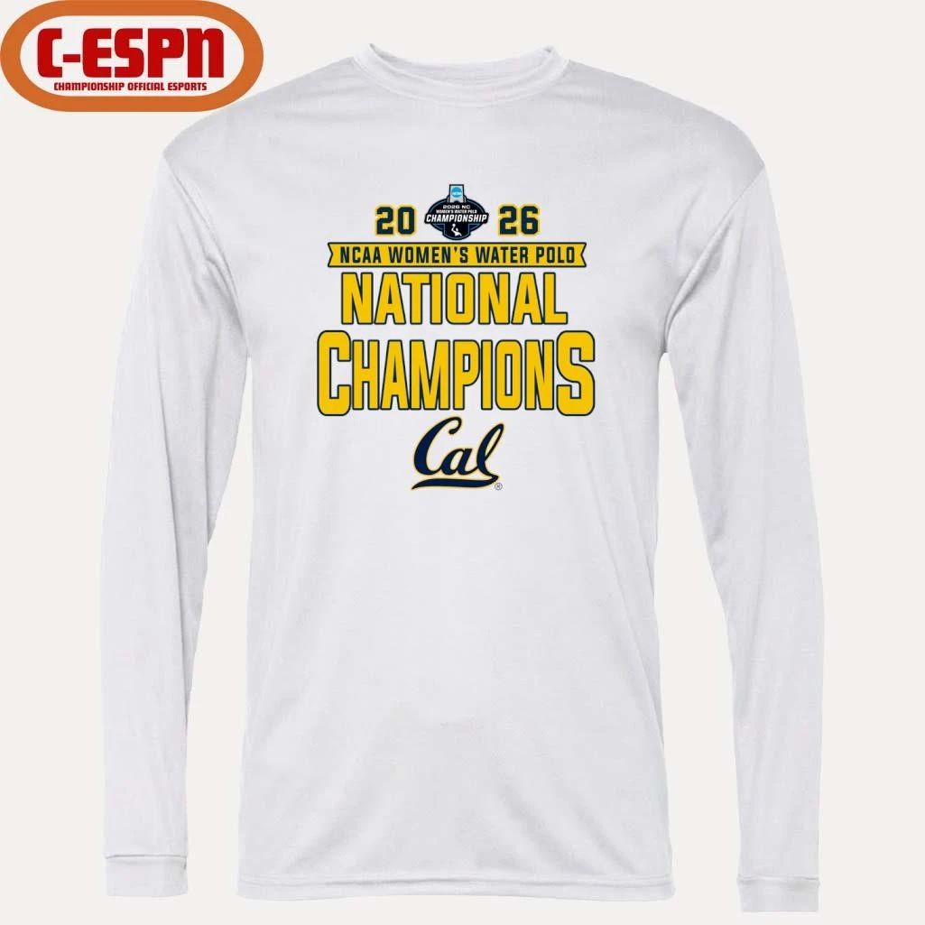 California Golden Bears Women’s Water Polo 2026 NCAA National Champions Shirt