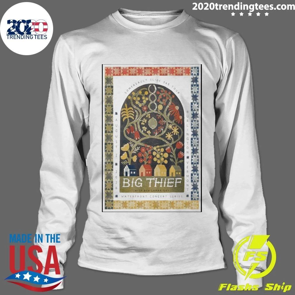 Burlington Vermont August 2 2026 Big Thief Live Event Shirt