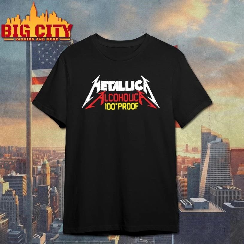 Metallica M72 World Tour Frankfurt Alcoholica 100 Proof Shirt