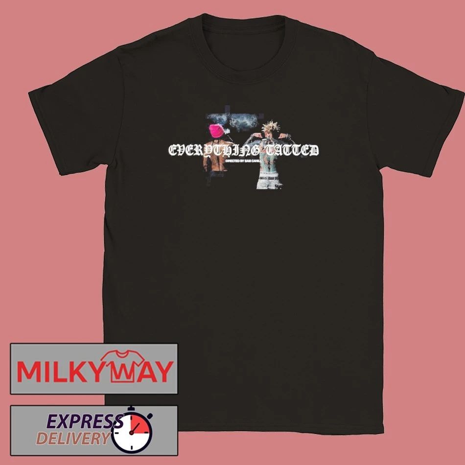 Machine Gun Kelly MGK x Wiz Khalifa Everything Tatted T-Shirt