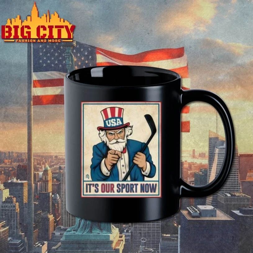 Uncle Sam Hockey it’s our sport now t-shirt
