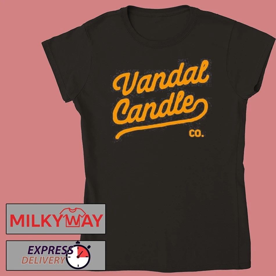 2026 Vandal Candle Co Logo Black TOUR shirt