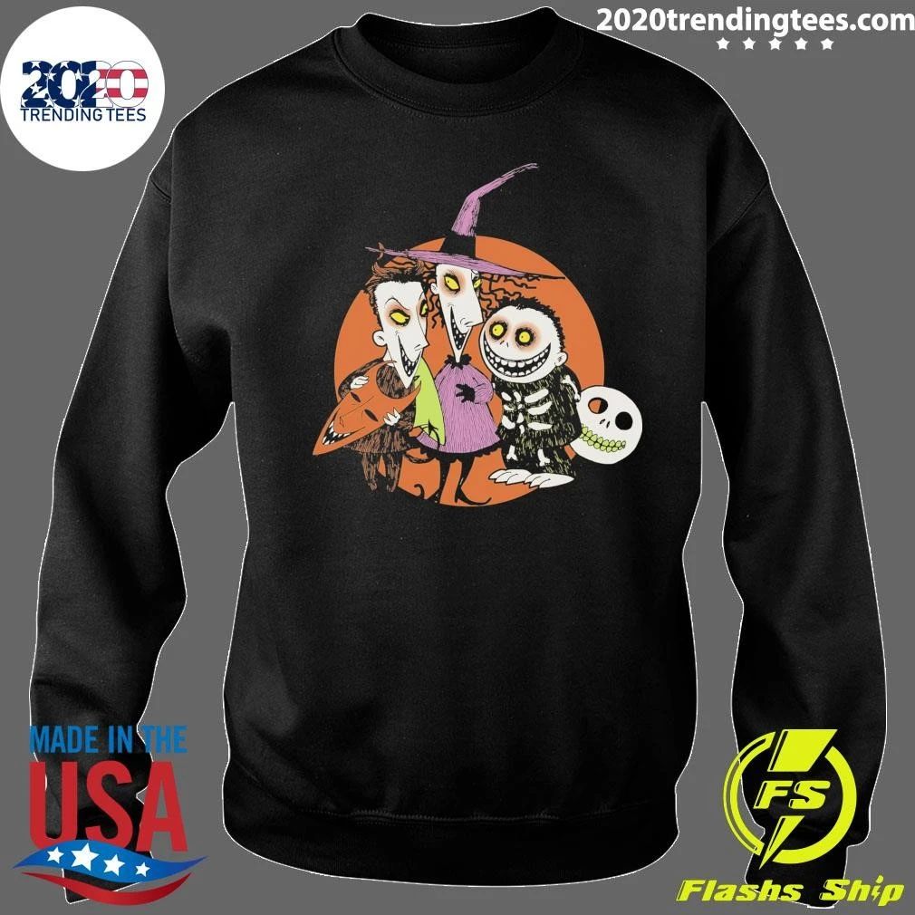 The Nightmare Before Christmas Mens Halloween Lock Shock and Barrel Shirt