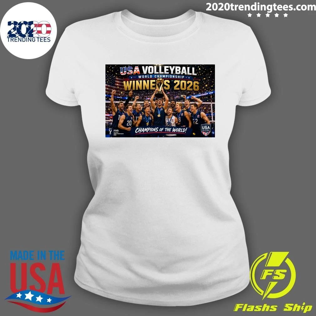 USA Men’s Volleyball World Champions 2026 Shirt
