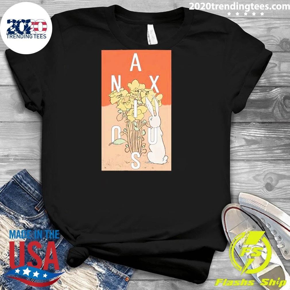 Anxious Merch Summer And Fall Tour 2026 Bouquet And Rabbit Shirt