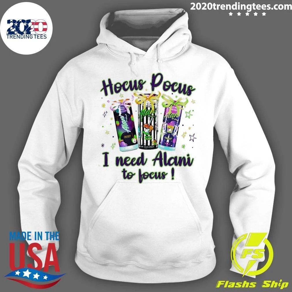 Hocus Pocus I Need Alani To Focus Energy Drink Tee Shirt