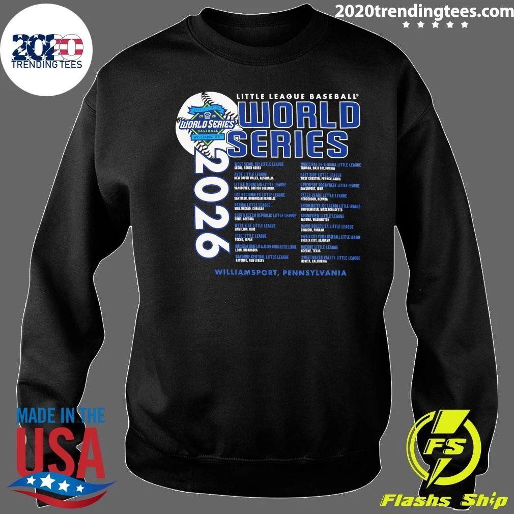Little League 2026 Baseball World Series Gray Concert Tee Shirt