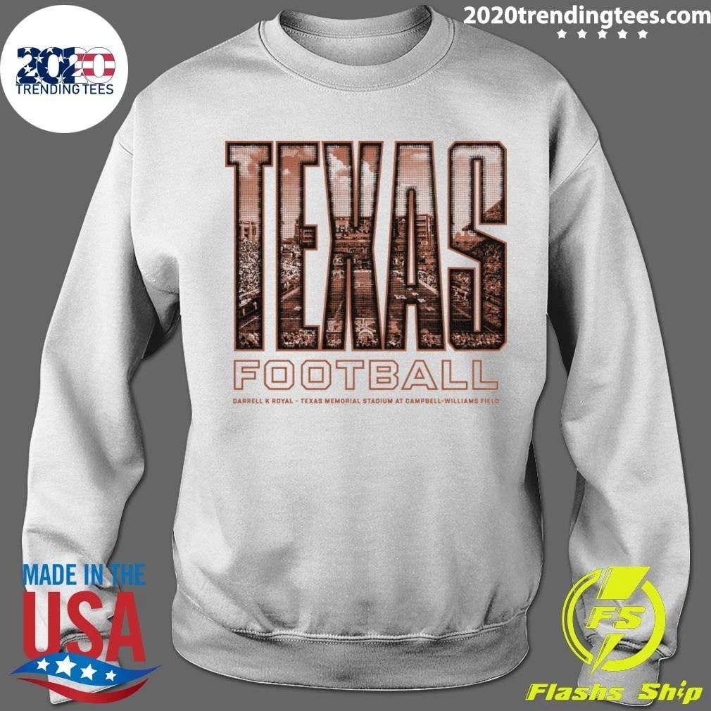 Homefield Texas Longhorns Stadium Fill Football Tee Shirt
